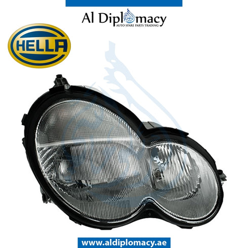 Right Headlight, Normal, 1DR 007.984-101 for Mercedes-Benz C Class W203 (2001-2007) models, Part Number H-2038200461